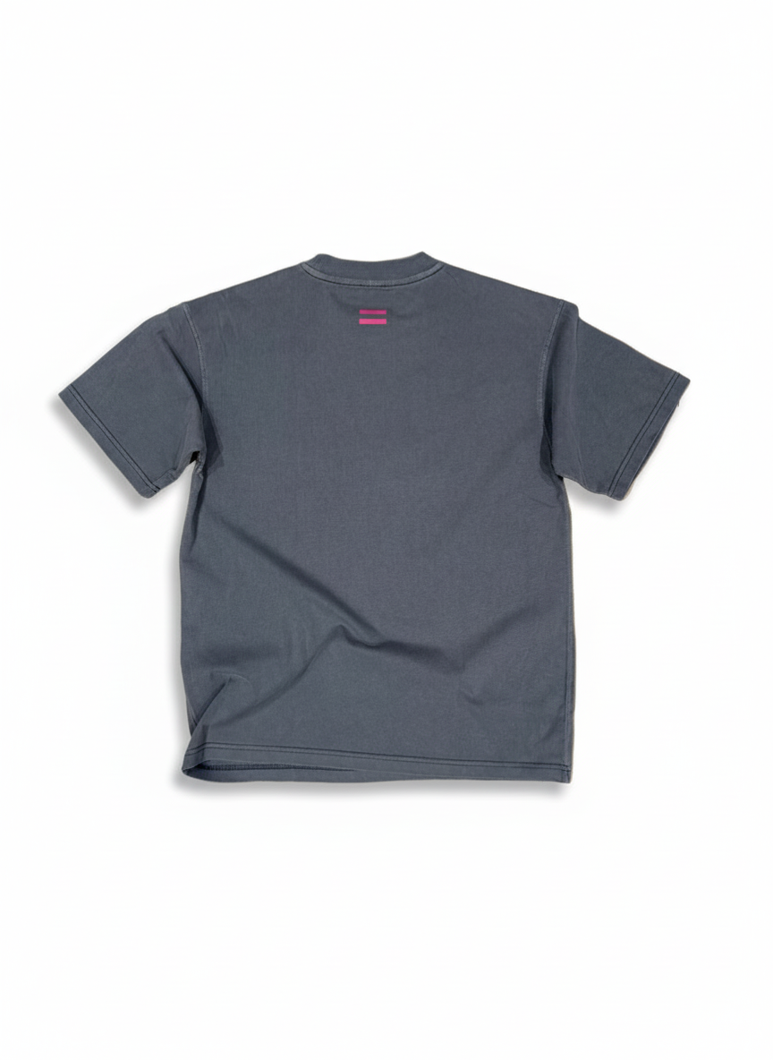 Denim Oversized Acid Wash T-Shirt