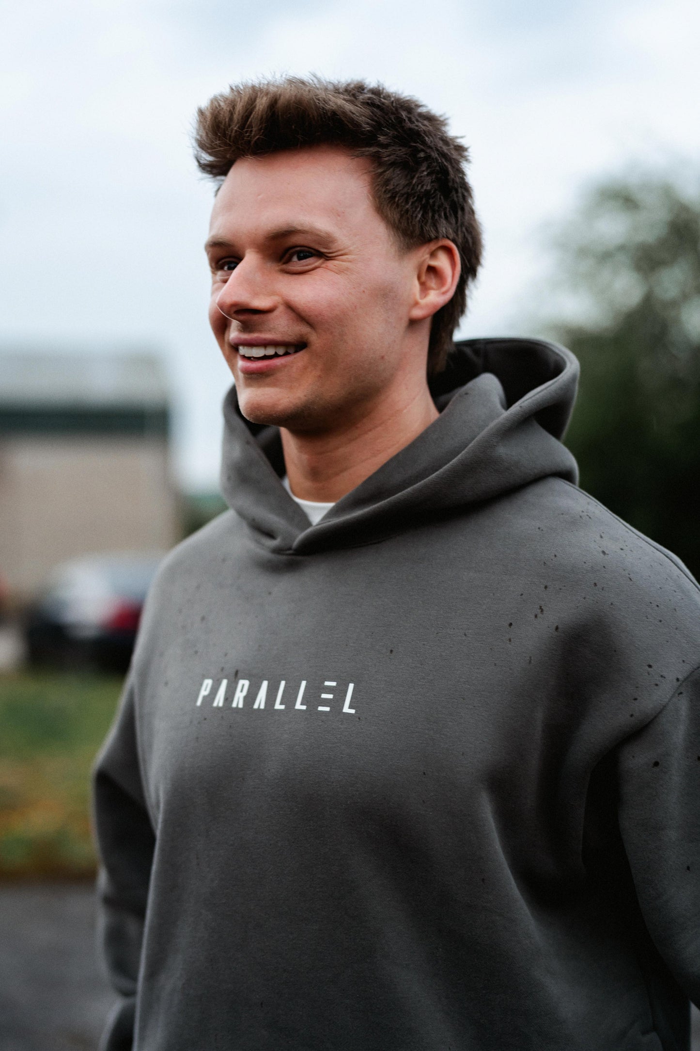 Branded Hoodie - Grey
