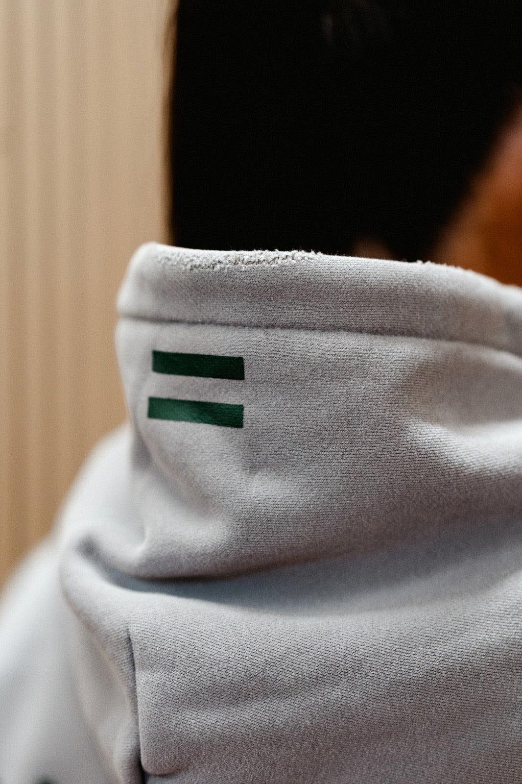 Stone Boxy Hoodie