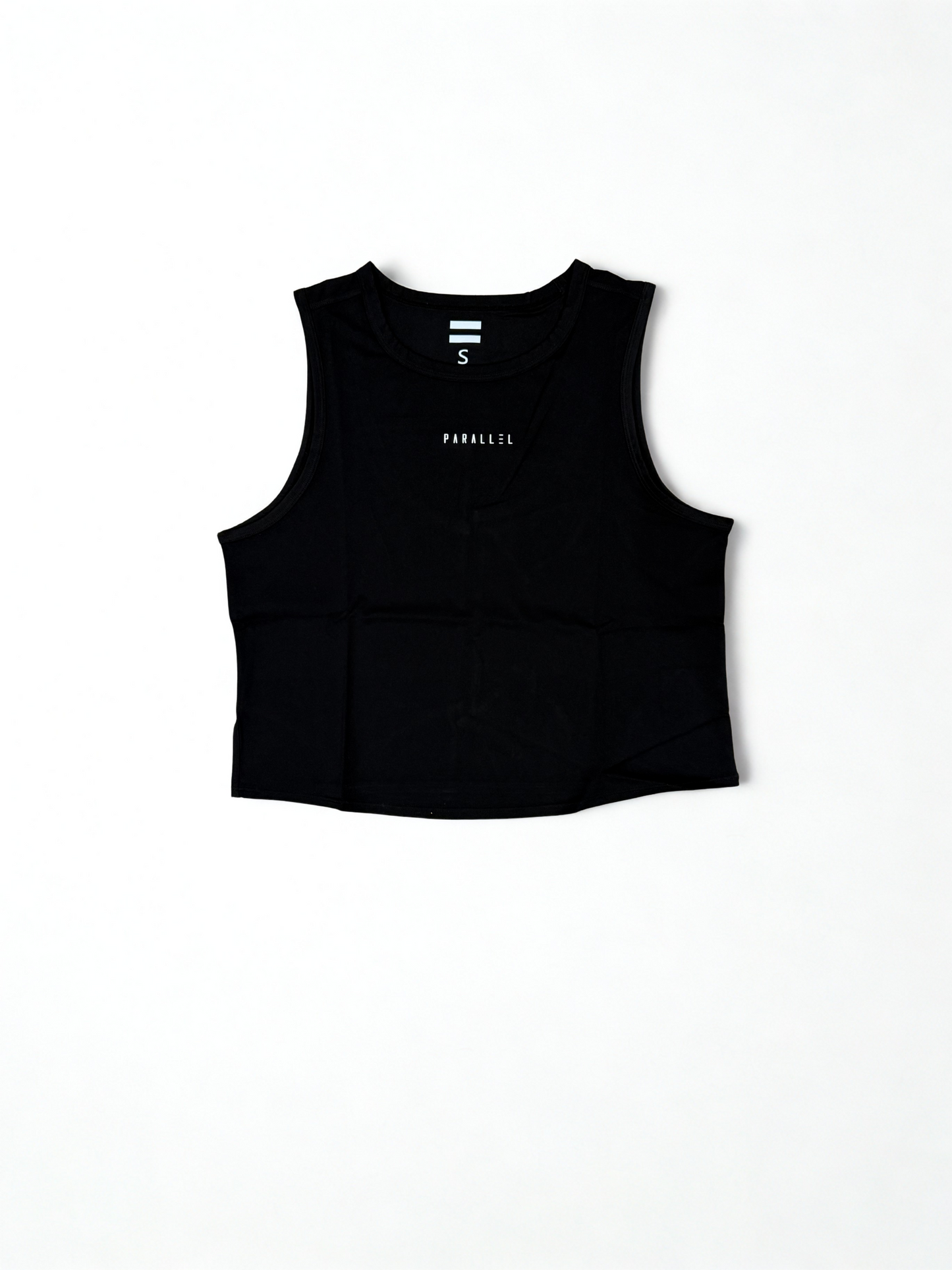 Ladies black Cropped Tank