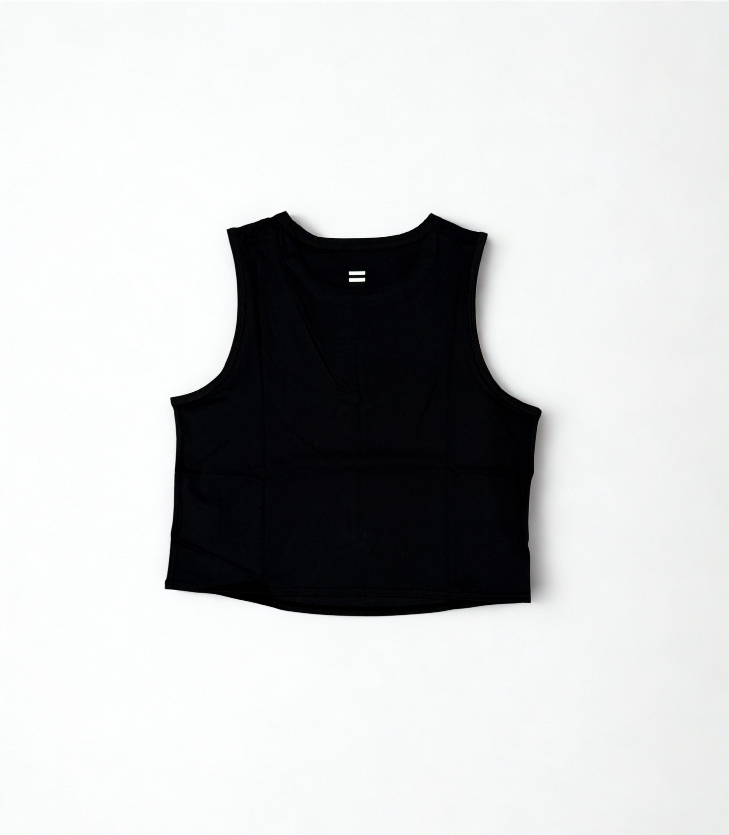 Ladies black Cropped Tank