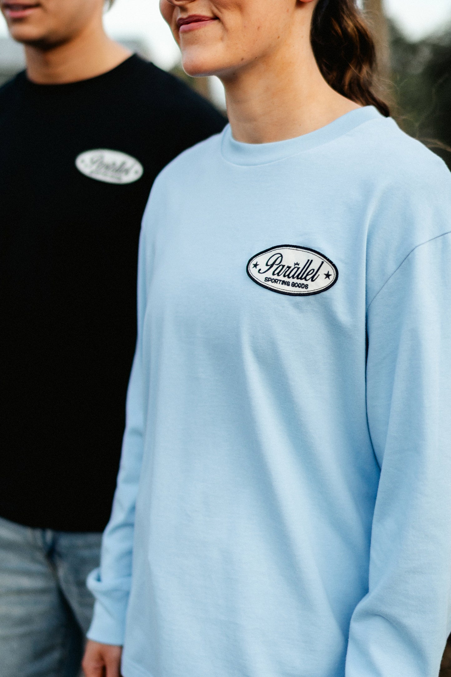 Sporting Goods Long Sleeve T - Light Blue