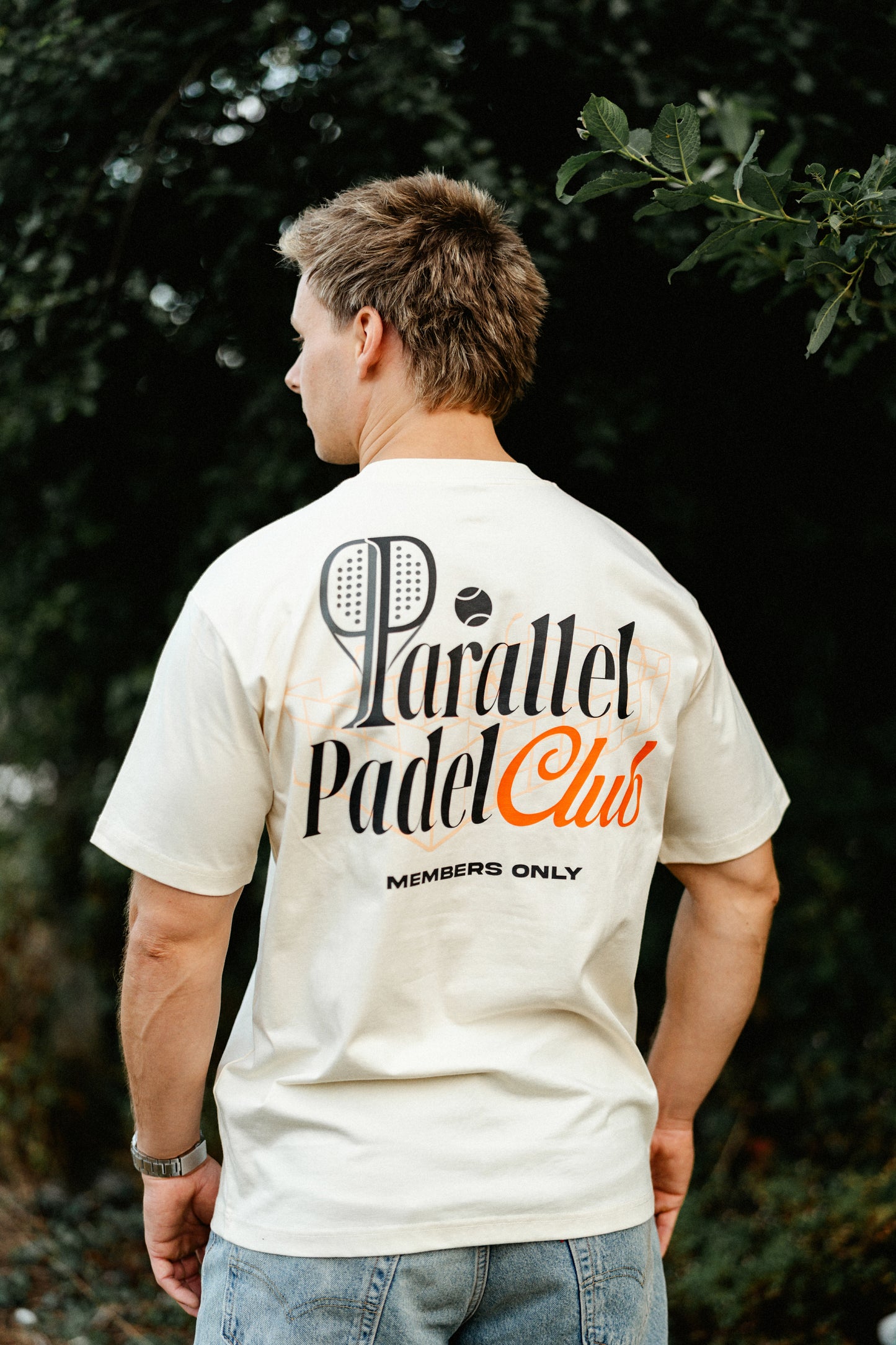 Padel Members Club T - Cream