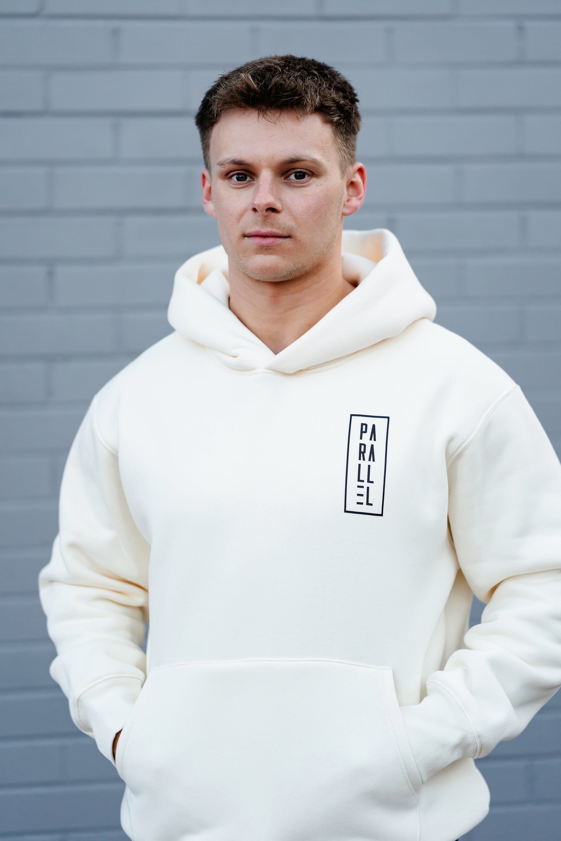 Unisex Off-White Oversized Hoodie – PARALLEL