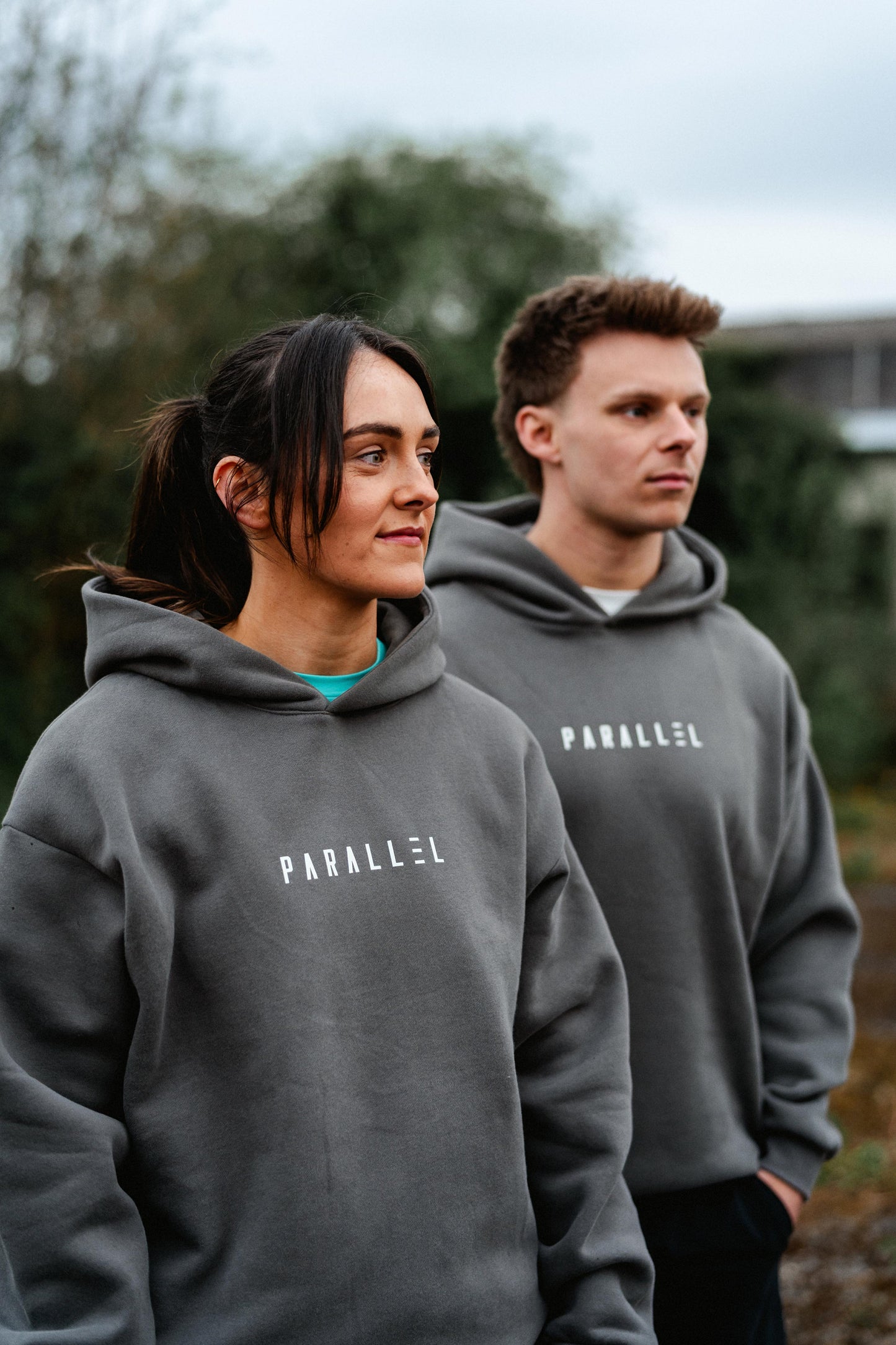 Branded Hoodie - Grey
