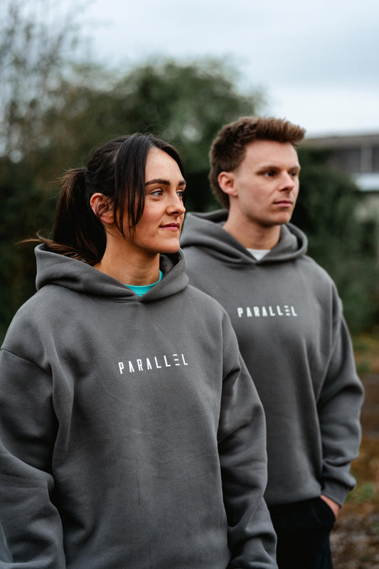 Branded Hoodie - Grey