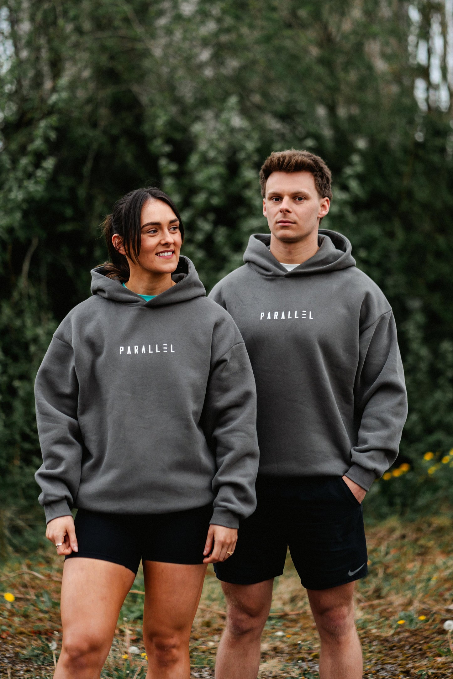 Branded Hoodie - Grey