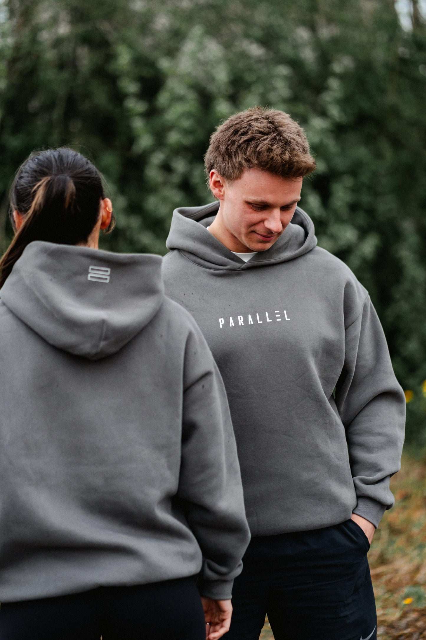 Branded Hoodie - Grey