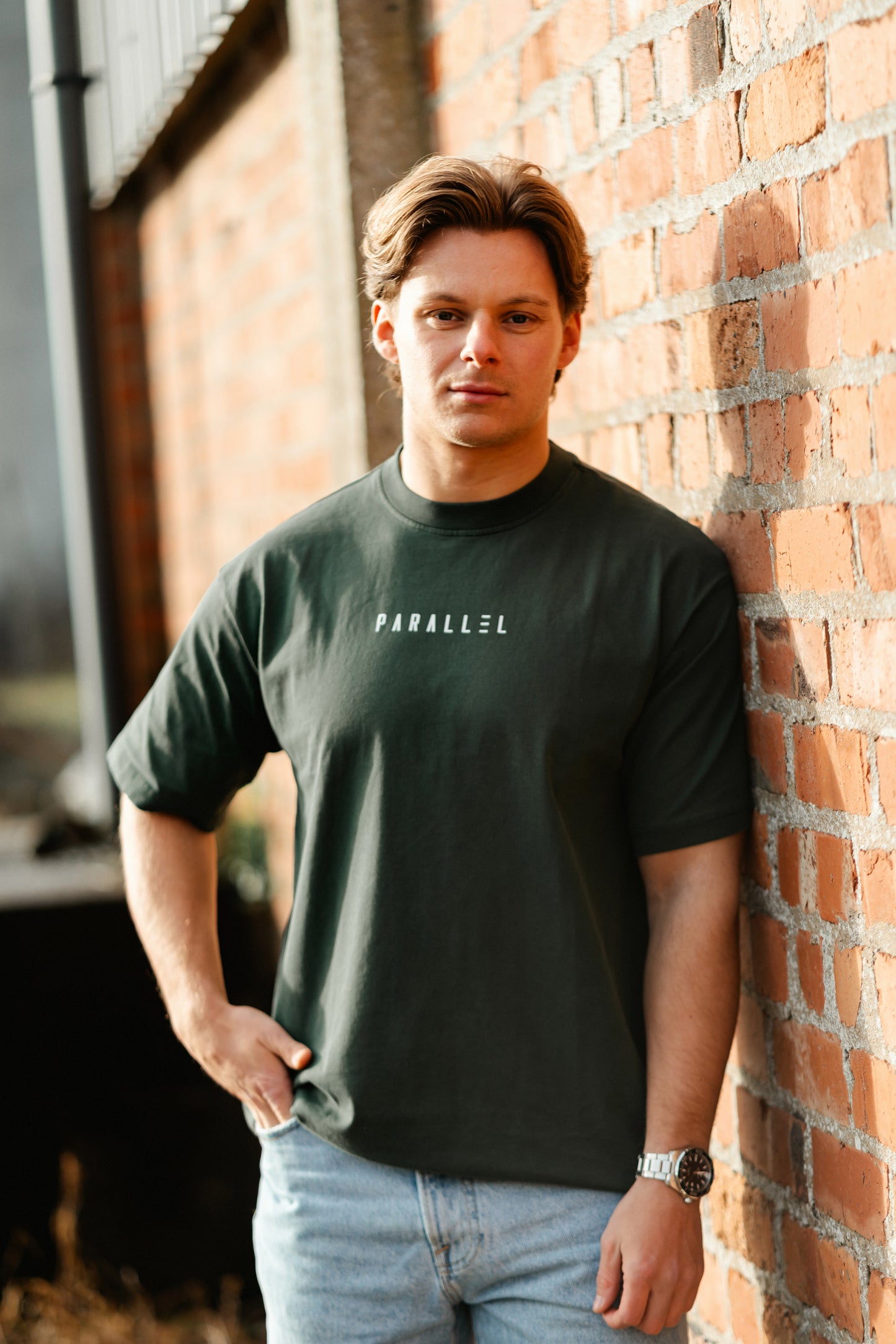 Emerald Green Oversized Acid Wash T-Shirt