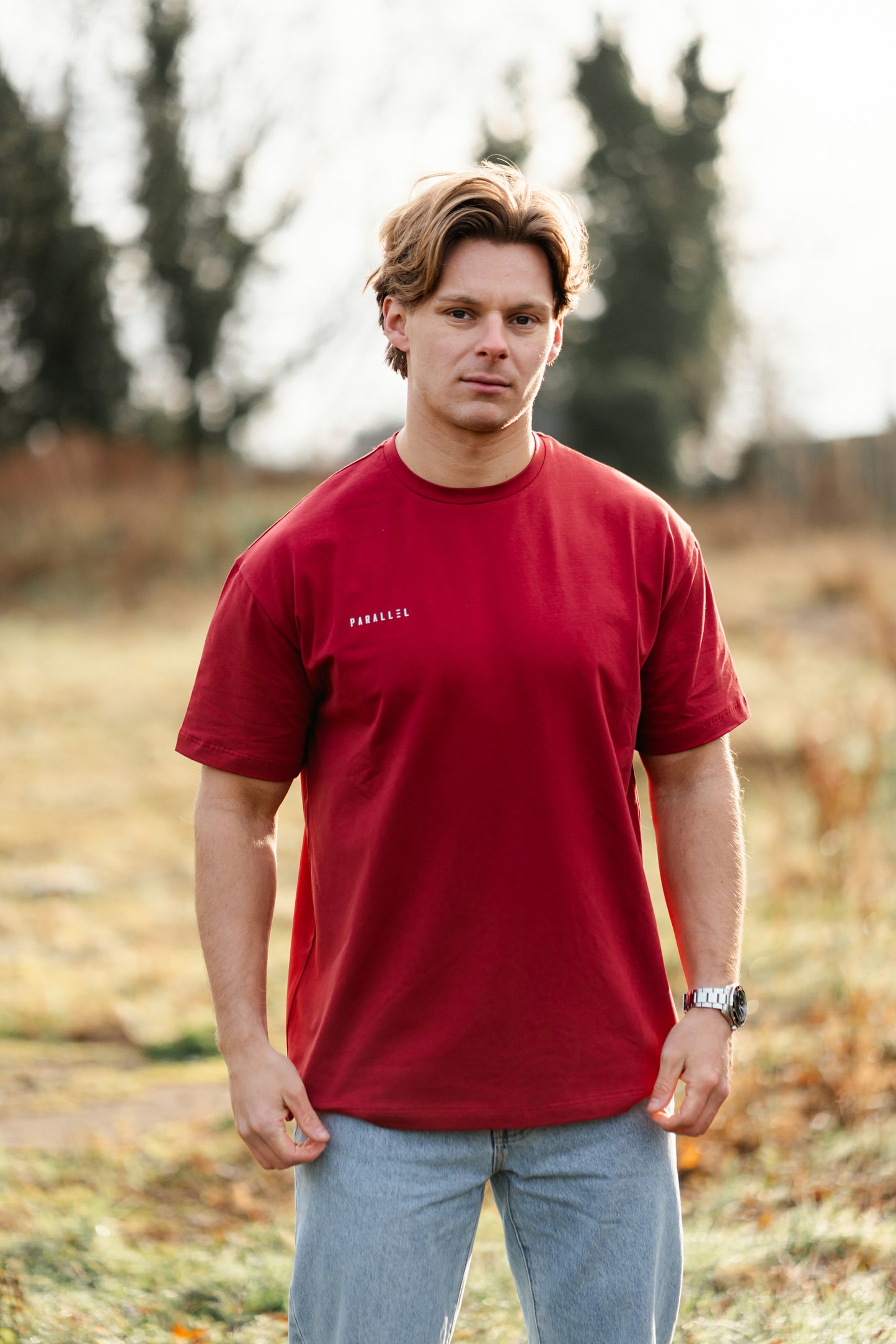 Parallel Club T-Shirt - Red