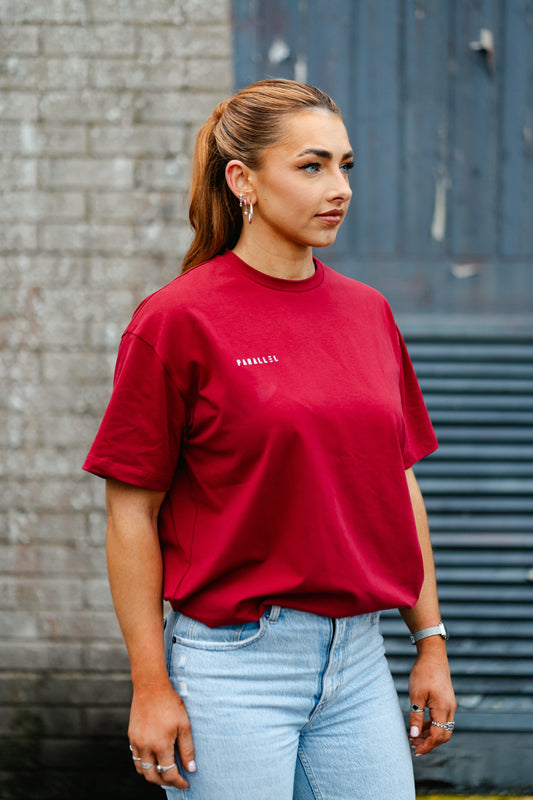 Parallel Club T-Shirt - Red