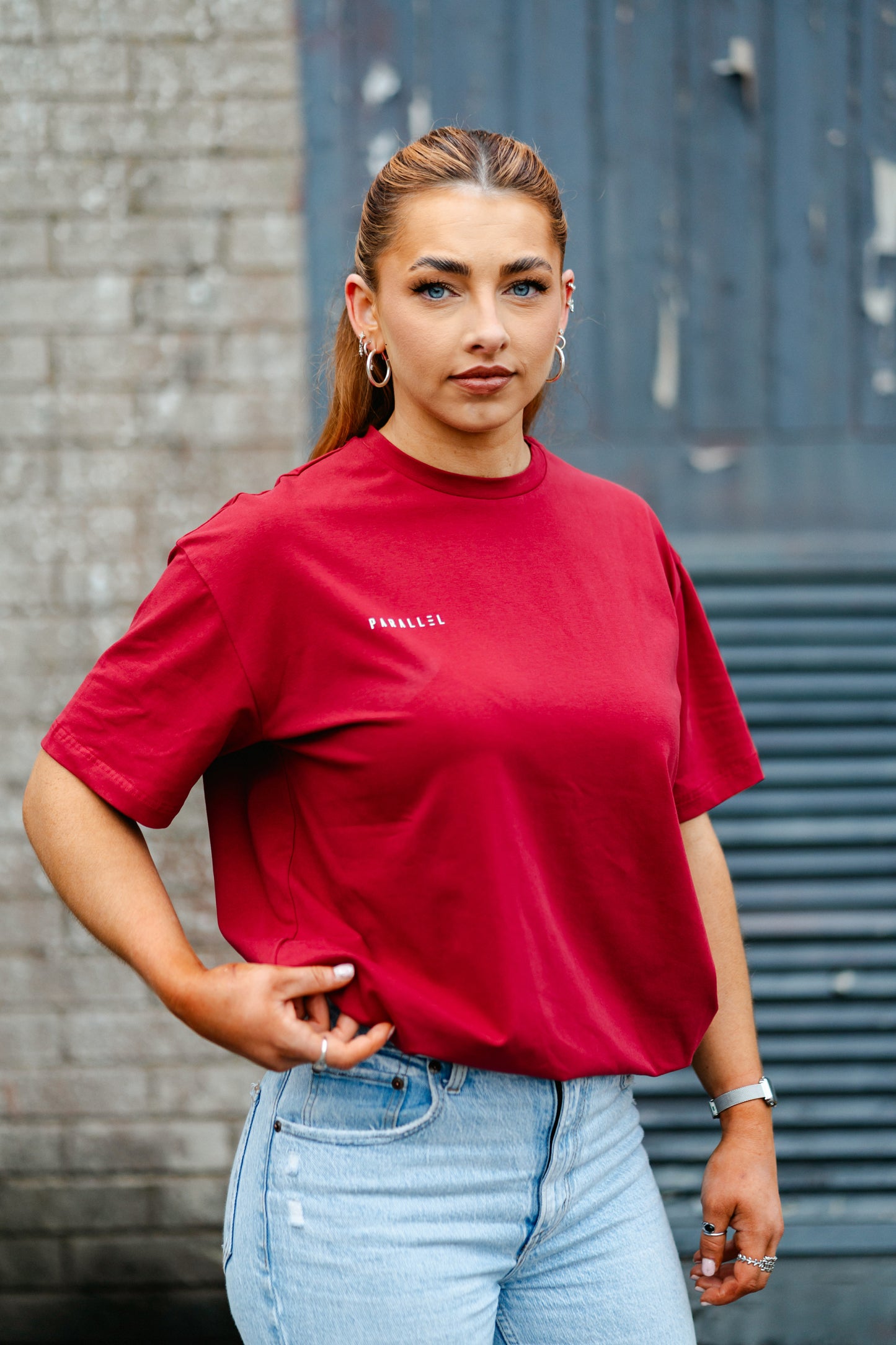 Parallel Club T-Shirt - Red