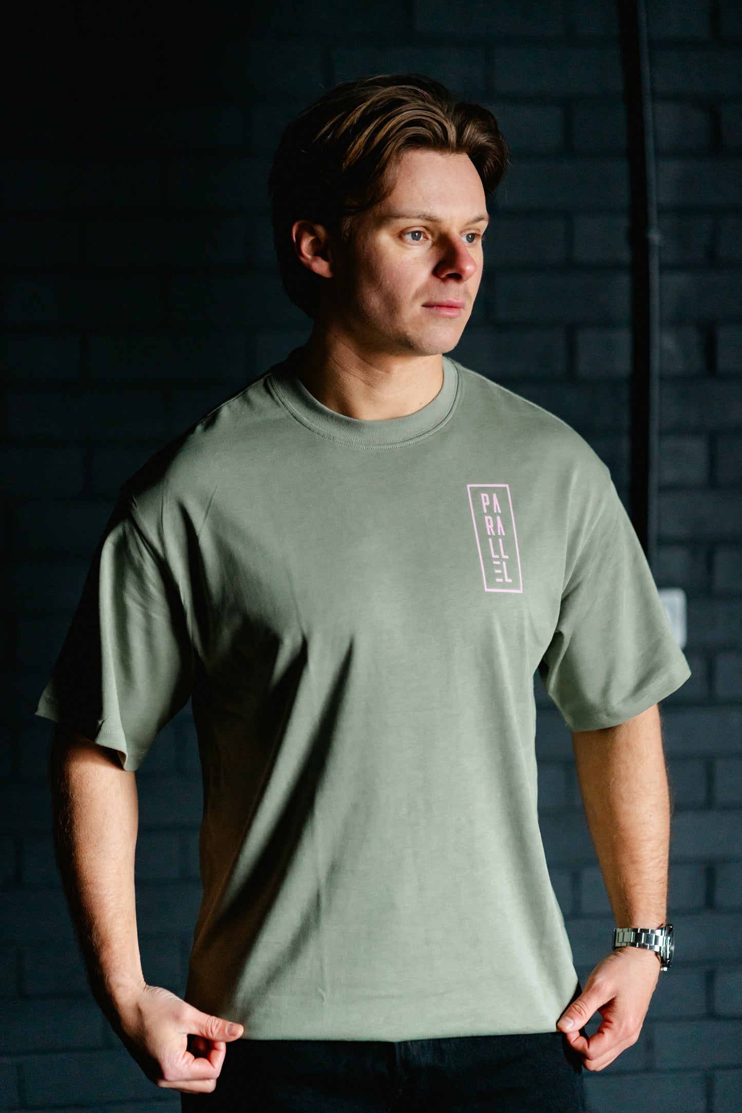 Sage Oversized Logo T-shirt
