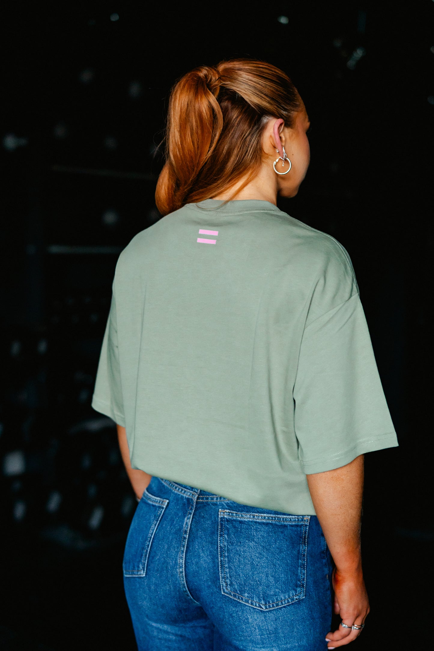 Sage Oversized Logo T-shirt