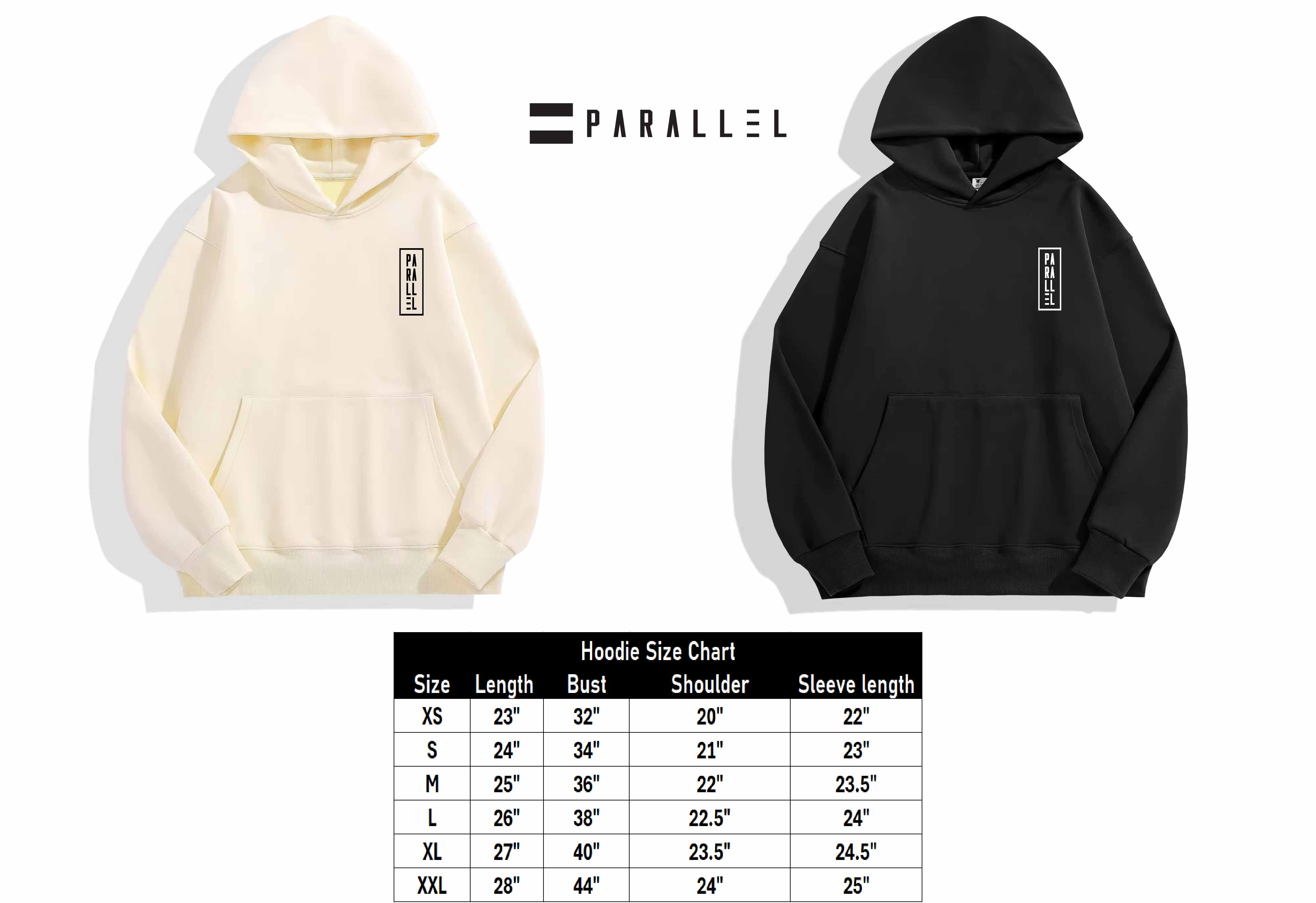 Unisex Off White Oversized Hoodie PARALLEL